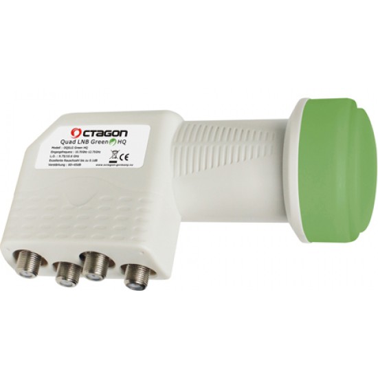 OCTAGON Quad LNB Green HQ OQSLG 0.1dB PLL