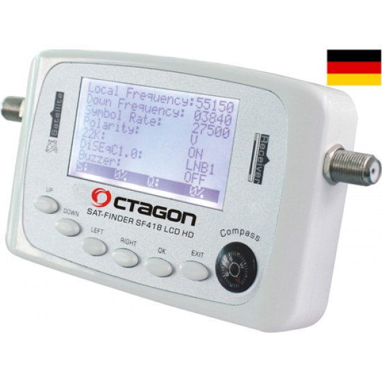 OCTAGON SAT-FINDER SF418 LCD HD (Deutsche Version)