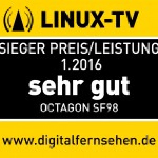 OCTAGON SF98 E2 HD 2x 750MHz Dual Threaded