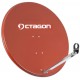 OCTAGON Sat-Antenne 80cm Ziegelrot