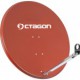 OCTAGON Sat-Antenne 80cm Ziegelrot