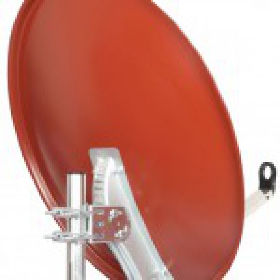 OCTAGON Sat-Antenne 80cm Ziegelrot